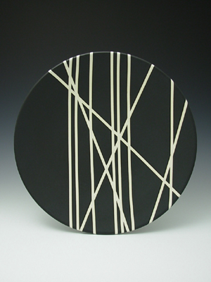 Black and White Platter Sam Scott